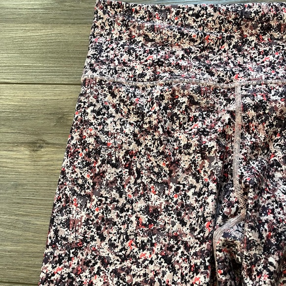 Athleta Elation 7/8 Tight Leggings - Multicolored Paint Splatter Pattern Large - Picture 5 of 12